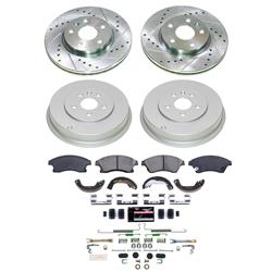 PowerStop Z23 Evolution Sport Disc and Drum Brake Upgrade Kits for 2011-2015 CRUZE, 2016 CRUZE LIMITED - K15522DK