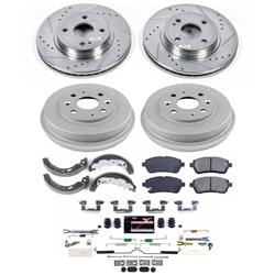 PowerStop Z23 Evolution Sport Disc and Drum Brake Upgrade Kits for 2011-2014 2 - K15529DK