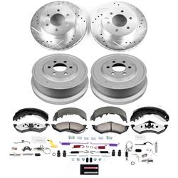 PowerStop Z36 Truck and Tow Disc and Drum Brake Upgrade Kits for 1998-1999 DURANGO - K15540DK-36