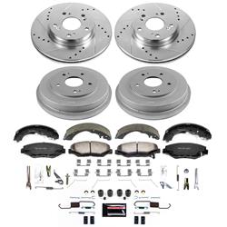 PowerStop Z36 Truck and Tow Disc and Drum Brake Upgrade Kits for 2013-2014 FIT - K15541DK-36