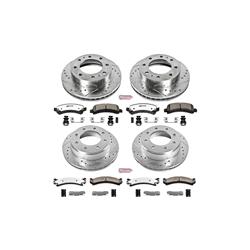 PowerStop Z36 Truck and Tow Brake Upgrade Kits for 2003-2020 EXPRESS 3500, 2007-2020 SAVANA 3500 - K2072-36