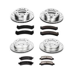 PowerStop Z23 Evolution Sport Brake Upgrade Kits for 2003-2020 EXPRESS 3500, 2007-2020 SAVANA 3500 - K2072