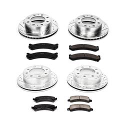 PowerStop Z23 Evolution Sport Brake Upgrade Kits for 2003-2016 EXPRESS 3500, SAVANA 3500 - K2074