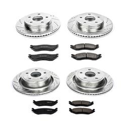 PowerStop Z23 Evolution Sport Brake Upgrade Kits for 2004-2006 DURANGO, 2002 RAM 1500 - K2166