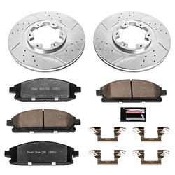 PowerStop Z36 Truck and Tow Brake Upgrade Kits for 1998-2004 PATHFINDER, 1997-2003 QX4 - K2279-36
