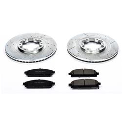 PowerStop Z23 Evolution Sport Brake Upgrade Kits for 1998-2004 PATHFINDER, 1997-2003 QX4 - K2279