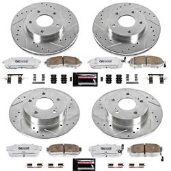 PowerStop Z26 Street Warrior Brake Upgrade Kits for 2000-2001 I30 - K2281-26