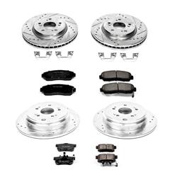 PowerStop Z23 Evolution Sport Brake Upgrade Kits for 2007-2011 CR-V, 2010-2012 RDX - K229