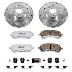 PowerStop Z26 Street Warrior Brake Upgrade Kits for 2002-2003 IMPREZA, 2001 LEGACY, 2001-2002 OUTBACK - K2369-26