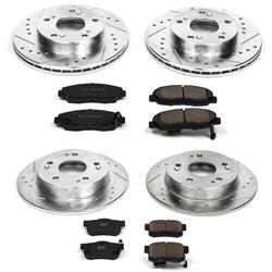 PowerStop Z23 Evolution Sport Brake Upgrade Kits for 2006-2011 CIVIC - K2385