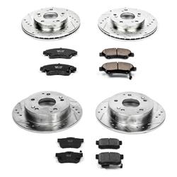 PowerStop Z23 Evolution Sport Brake Upgrade Kits for 2004-2005 CIVIC, 2002-2006 RSX - K2387