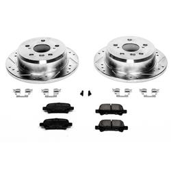 PowerStop Z23 Evolution Sport Brake Upgrade Kits for 2005-2007 AVALON, 2002-2006 CAMRY, 2004-2008 SOLARA - K2417