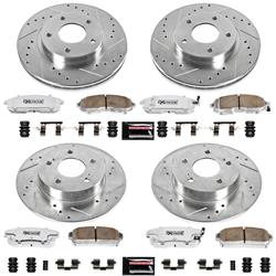 PowerStop Z26 Street Warrior Brake Upgrade Kits for 2001 I30 - K2703-26