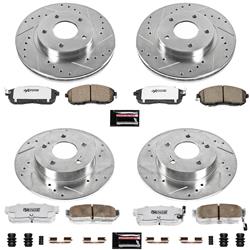 PowerStop Z26 Street Warrior Brake Upgrade Kits for 1999-2001 MAXIMA - K2704-26