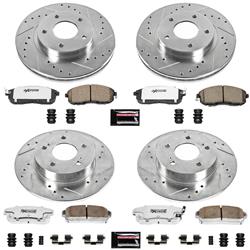 PowerStop Z26 Street Warrior Brake Upgrade Kits for 2001 MAXIMA - K2705-26