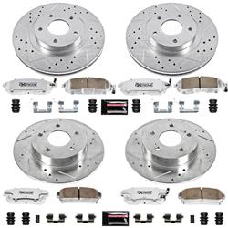PowerStop Z26 Street Warrior Brake Upgrade Kits for 2002-2004 I35, 2002-2003 MAXIMA - K2706-26