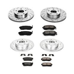 PowerStop Z23 Evolution Sport Brake Upgrade Kits for 2002-2004 I35, 2002-2003 MAXIMA - K2706