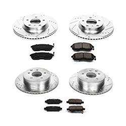 PowerStop Z23 Evolution Sport Brake Upgrade Kits for 2003-2005 350Z, G35 - K2710