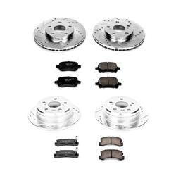 PowerStop Z23 Evolution Sport Brake Upgrade Kits for 1997-1999 CAMRY, ES300, 1999 SOLARA - K2713