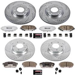 PowerStop Z26 Street Warrior Brake Upgrade Kits for 2004-2008 RX-8 - K2725-26