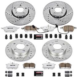 PowerStop Z26 Street Warrior Brake Upgrade Kits for 2002-2006 A4, 2002-2005 A4 QUATTRO - K2741-26