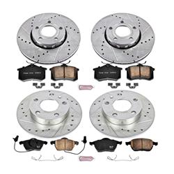 PowerStop Z23 Evolution Sport Brake Upgrade Kits for 2002-2006 A4, 2002-2005 A4 QUATTRO - K2741