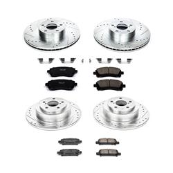 PowerStop Z23 Evolution Sport Brake Upgrade Kits for 2001 LEGACY, 2001-2002 OUTBACK - K2752