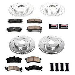 PowerStop Z23 Evolution Sport Brake Upgrade Kits for 1992-1993 ELDORADO, SEVILLE - K2762