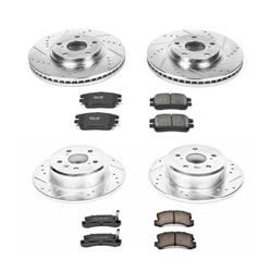 PowerStop Z23 Evolution Sport Brake Upgrade Kits for 2002-2003 RX300 - K2775