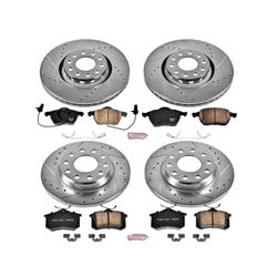 PowerStop Z23 Evolution Sport Brake Upgrade Kits for 2002-2006 A4, A4 QUATTRO - K2777