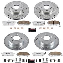 PowerStop Z26 Street Warrior Brake Upgrade Kits for 1989-1994 MAXIMA - K2780-26
