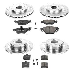 PowerStop Z23 Evolution Sport Brake Upgrade Kits for 2001-2002 E430 - K2790