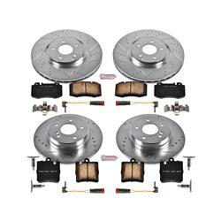 PowerStop Z23 Evolution Sport Brake Upgrade Kits for 2004 C230, 2003-2005 C320 - K2791