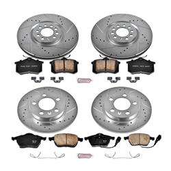 PowerStop Z23 Evolution Sport Brake Upgrade Kits for 2000-2006 TT QUATTRO - K2795