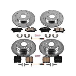 PowerStop Z23 Evolution Sport Brake Upgrade Kits for 2002-2005 C230, 2001-2005 C240 - K2812