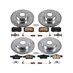 PowerStop Z23 Evolution Sport Brake Upgrade Kits for 2006 S350, 2004-2006 S500 - K2817
