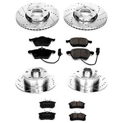 PowerStop Z23 Evolution Sport Brake Upgrade Kits for 1999-2001 A4 - K2825
