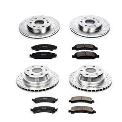 PowerStop Z23 Evolution Sport Brake Upgrade Kits for 2009-2014 EXPRESS 1500, SAVANA 1500 - K2826