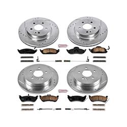 PowerStop Z23 Evolution Sport Brake Upgrade Kits for 1998-2003 ML320, 2003-2005 ML350, 1999 ML430 - K2833