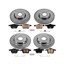 PowerStop Z23 Evolution Sport Brake Upgrade Kits for 2003-2014 XC90 - K2835