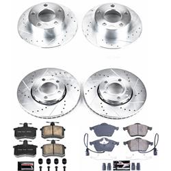 PowerStop Z23 Evolution Sport Brake Upgrade Kits for 1995-1997 A6, 1995-1998 A6 QUATTRO - K2844