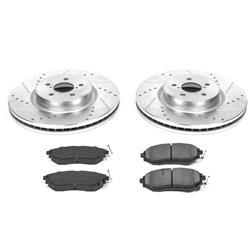 PowerStop Z23 Evolution Sport Brake Upgrade Kits for 2014-2018 FORESTER, 2005-2014 LEGACY, 2010-2014 OUTBACK - K285