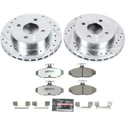 PowerStop Z26 Street Warrior Brake Upgrade Kits for 1987-1988 COUGAR, THUNDERBIRD, 1993 MUSTANG - K2906-26