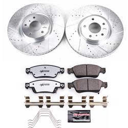 PowerStop Z26 Street Warrior Brake Upgrade Kits for 2007-2008 G35, 2008-2013 G37, 2014-2015 Q60 - K3022-26