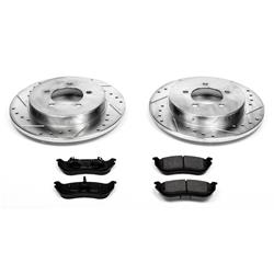 PowerStop Z23 Evolution Sport Brake Upgrade Kits for 2002-2005 EXPLORER, 2002-2006 MOUNTAINEER - K3150
