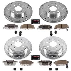 PowerStop Z26 Street Warrior Brake Upgrade Kits for 1989 CRX - K399-26