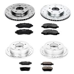 PowerStop Z23 Evolution Sport Brake Upgrade Kits for 2008-2017 LANCER - K4017