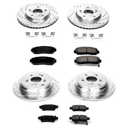 PowerStop Z23 Evolution Sport Brake Upgrade Kits for 2005-2010 ODYSSEY - K4044