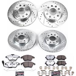 PowerStop Z26 Street Warrior Brake Upgrade Kits for 2005-2010 JETTA, 2006-2009 RABBIT - K4068-26