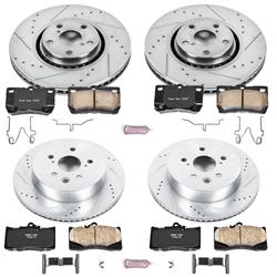 PowerStop Z23 Evolution Sport Brake Upgrade Kits for 2007-2011 GS350 - K4071